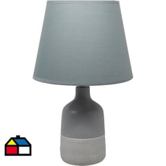 TEMPORA - Lámpara mesa cerámica 37 cm gris