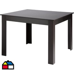 JUST HOME COLLECTION - Mesa comedor 100x100x75 cm melamina