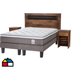 ROSEN - Cama Europea King New Style 6 Nogal