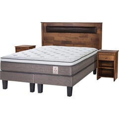 ROSEN - Cama Europea King New Style 6 Nogal