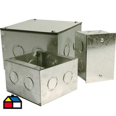 LEXO - Caja metalica distribución 100x100x65 mm