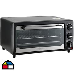 RECCO - Horno eléctrico 17 litros negro