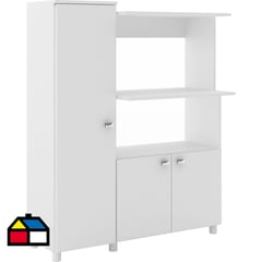 TECNOMOBILI - Mueble de cocina 119x96,5x41,5 cm blanco