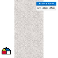 PIZARREÑO CEDRAL - Set 3 Fibrocemento Simplísima 6 mm 120x240 cm