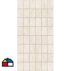 PIZARREÑO CEDRAL - Set 3 Fibrocemento Simplísima 6 mm 120x240 cm Travertina Beige