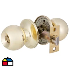 FIXSER - Cerradura dormitorio bola bronce pulido fx