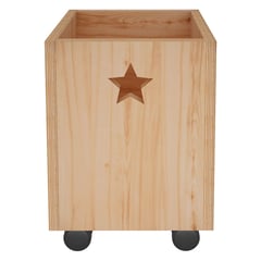 DE PIES A CABEZA - Caja Organizadora 33x38x36 cm 45 l Madera