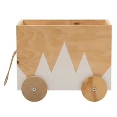 DE PIES A CABEZA - Caja Organizadora Infantil 30x50x35 cm 52 l Madera