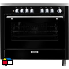 THOMAS - Cocina a Gas 5 Platos Negro VENEZIA