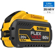 DEWALT - Batería recargable 20/60 V 9,0 Ah