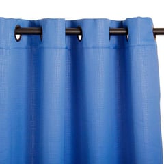 MASEL - Set De Cortinas Tela 140x225 cm Ambiente Azul