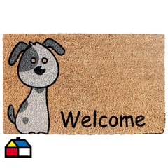 JUST HOME COLLECTION - Limpiapiés Welcome Dog 45x75 cm