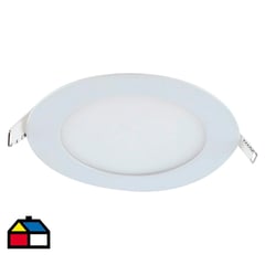 DAIRU - Panel led empotrado circular 6w luz cálida