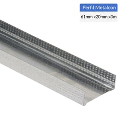 GENERICO - Perfil Canal Metal 61x0.5 mm 3 m