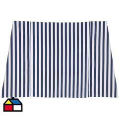 JUST HOME COLLECTION - Pared toldo 280x182 azul-blco Azul/Blanco