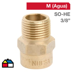 CONEX - Terminal Bronce SO/HE 3/8" 1u