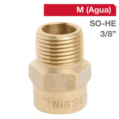 CONEX - Terminal Bronce SO/HE 3/8" 1u