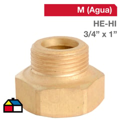 TAP - Niple Bronce HE/HI 3/4" x 1" 1u