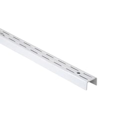 DUCASSE - Pilar ranurado doble metal 128 cm blanco