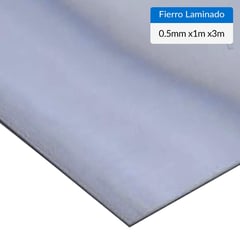 GENERICO - 0.5 mm 1x3m Plancha fierro laminada frío