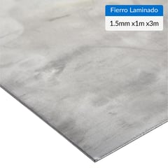 GENERICO - 1.5mm 1x3m Plancha fierro laminada frío