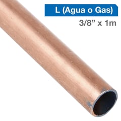 E P C - Cañería Cobre L Gas-Agua 3/8" x 1m