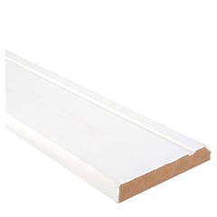 MAFORSA - Guardapolvo Premol Chaflan Cantena MDF Blanco 12 mm 7x240 cm