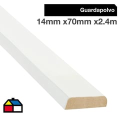 MAFORSA - Guardapolvo MDF Premol 14x70 mm x 2.4. m