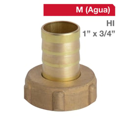 TAP - Unión Bronce 1" x 3/4" 1u