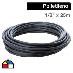 TIGRE - Cañería Polietileno 1/2" x 25m Negro