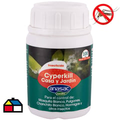 ANASAC - Insecticida Cyperkill 5 EC Casa y Jardín 100 cc frasco