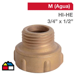 TAP - Reducción Bronce HI/HE 3/4" x 1/2" 1u