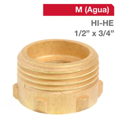 TAP - Reducción Bronce HI/HE 1/2" x 3/4" 1u