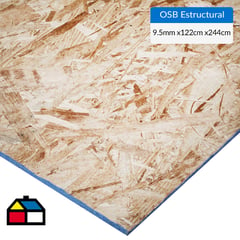 TIMBERMAC - OSB Estructural 9.5 mm 122x244 cm