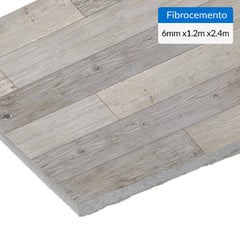 PIZARREÑO CEDRAL - Fibrocemento Simplísima 6 mm 120x240 cm Madera Rústica Soft