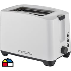 RECCO - Tostador Eléctrico 2 panes 750 W