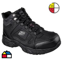 SKECHERS WORK - Zapato de Trabajo Hombre Ledom BLK