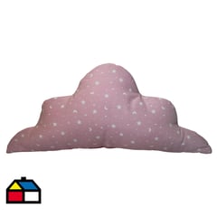 LIGHTME - Cojín nube lunas rosado 60x25 cm