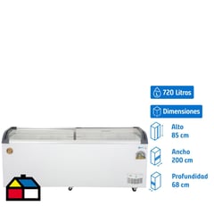 VENTUS - Freezer Horizontal 720 Litros Blanco CTV-720Q