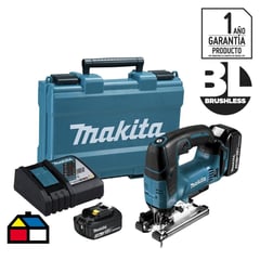 MAKITA - Sierra caladora inalámbrica 18V + 2 baterías