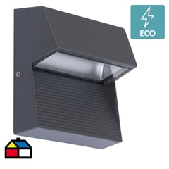 LUTEC - Aplique  9w 4000k ip54 negro