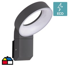 LUTEC - Aplique 14w 3000k ip54 negro