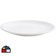 HALLEN - Plato 20,4 cm redondo blanco