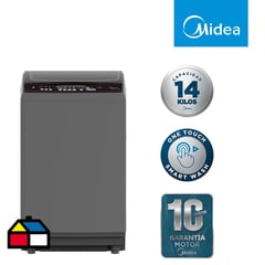 MIDEA - Lavadora Carga Superior 14 kg Gris MLS-140GSC03T