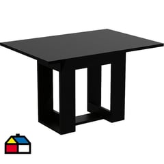 TUHOME - Mesa de comedor rectangular 120x85 cm