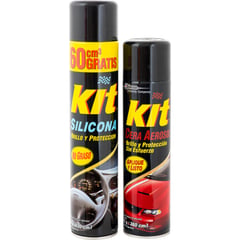 KIT - De silicona en spray + cera en spray