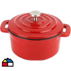 MAGEFESA - Mini olla 10 cm hierro roja