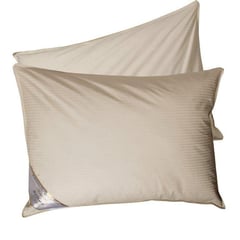 MASEL - Set 2 Almohadas Pluma Natural 50X70 Cm