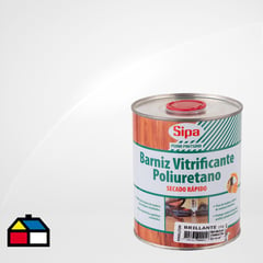 SIPA - Barniz vitrificante brillante 1/4 gl