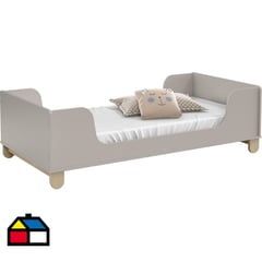 KIDSCOOL - Cama infantil 154x45x77 cm gris